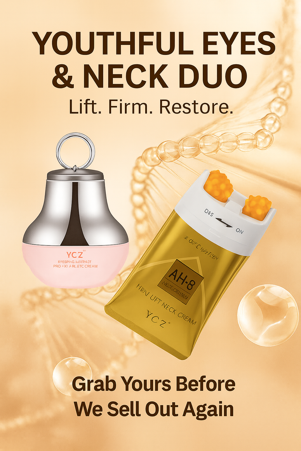 AH-8 Neck Firming Cream & Eye Cream Duo