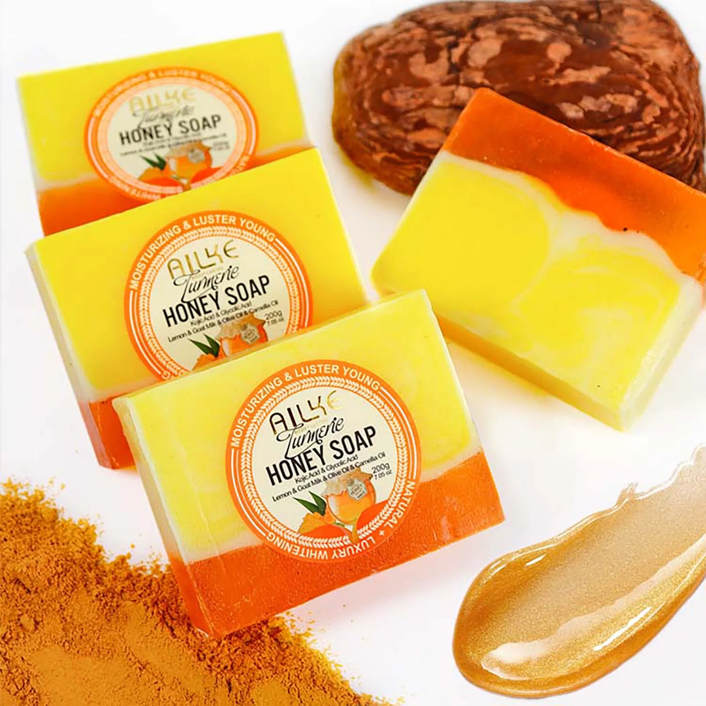 Honey Turmeric Soap – Natural Cleanser for Radiant, Even-Toned Skin - Shopulia
