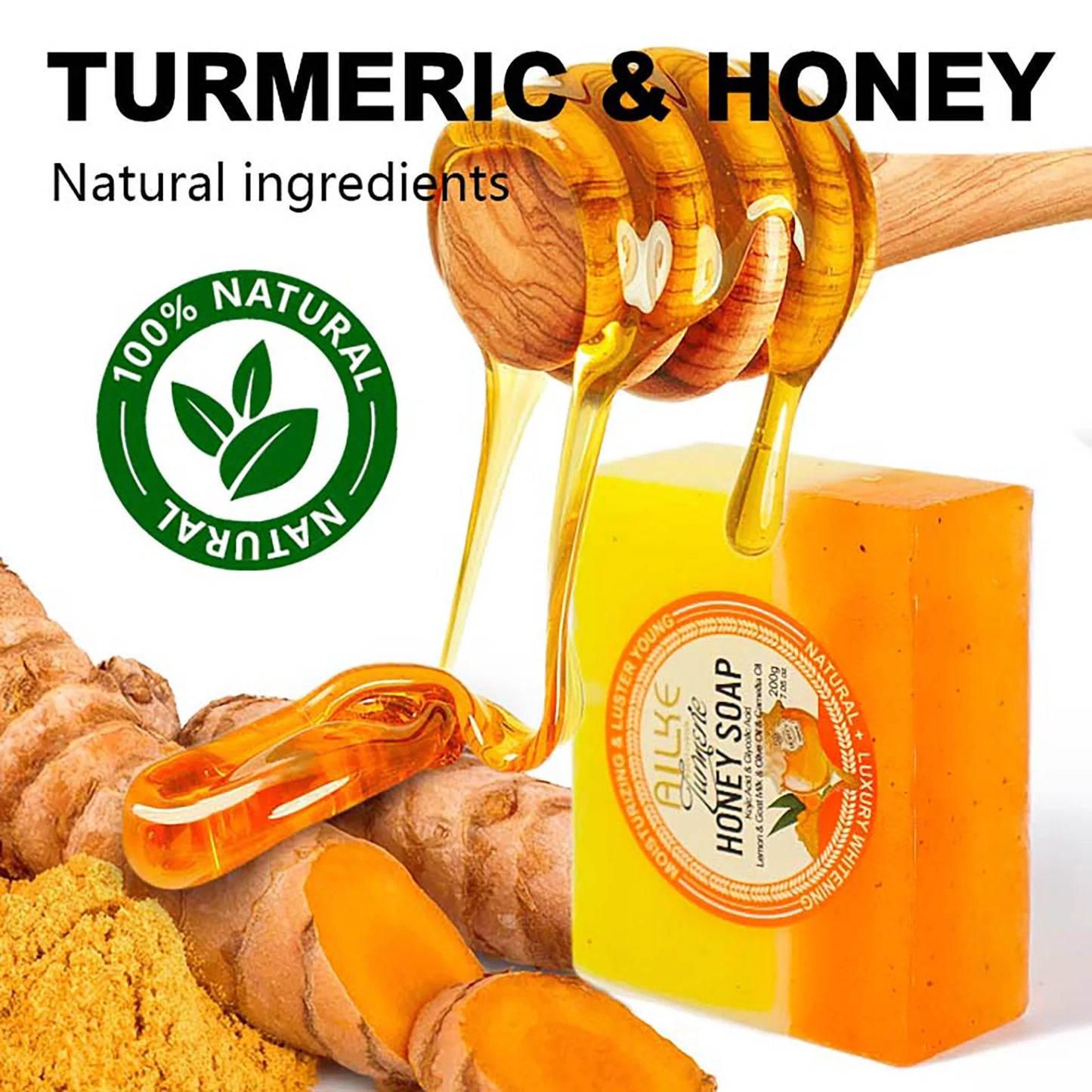 Honey Turmeric Soap – Natural Cleanser for Radiant, Even-Toned Skin - Shopulia