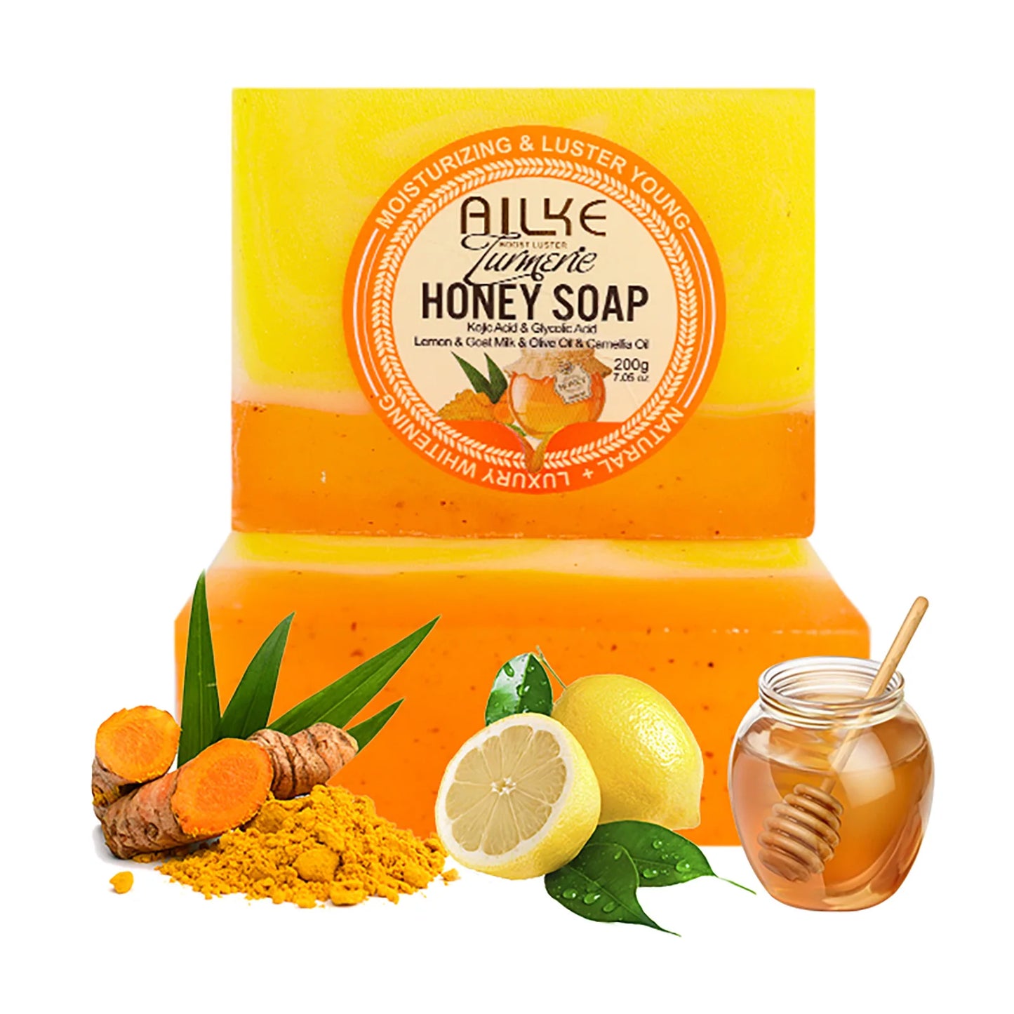 Honey Turmeric Soap – Natural Cleanser for Radiant, Even-Toned Skin - Shopulia