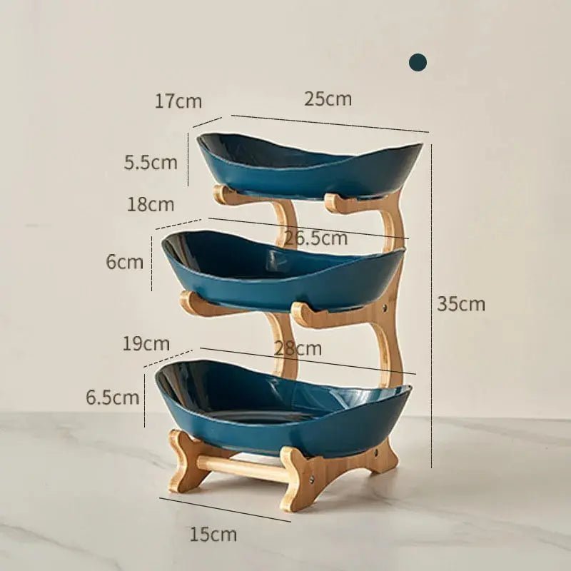 Multi-Layer Fruit Plate – Modern Snack & Candy Dish | Shopulia