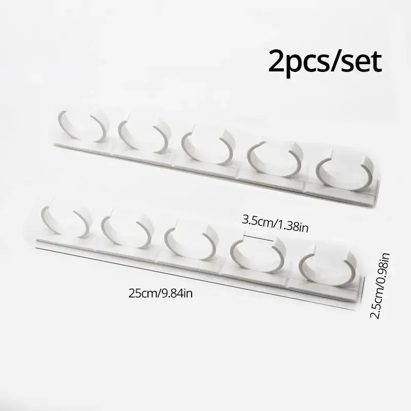 Kitchen Wall Rack for Spice Bottles – Grey Plastic | Shopulia