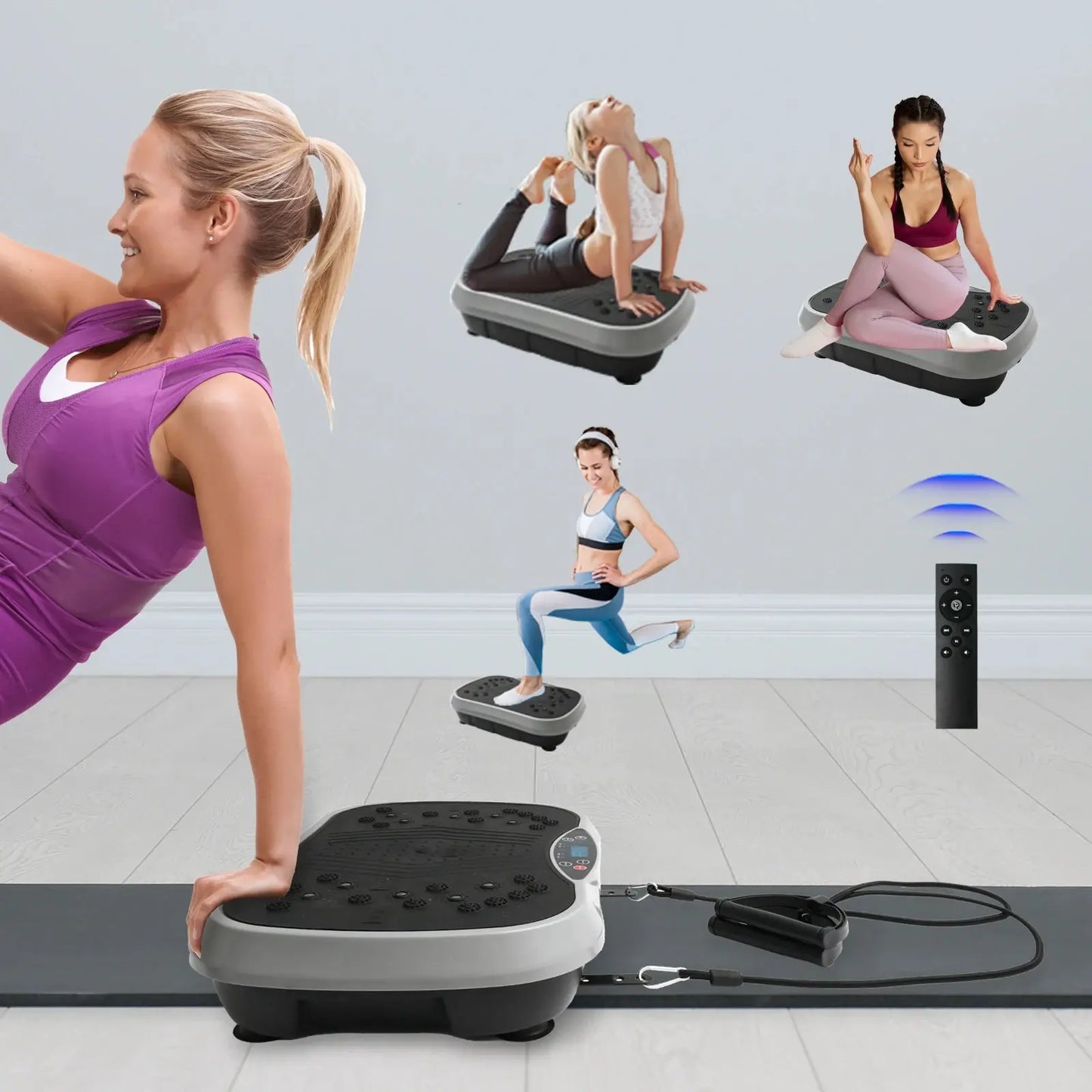 SlimFit™ Vibration Plate Exercise Machine Shopulia