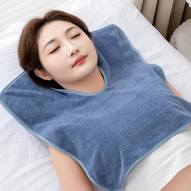Coral Fleece Beauty Salon U-Shaped Towel Anti-Dirty Water Absorbent Pad | Shopulia