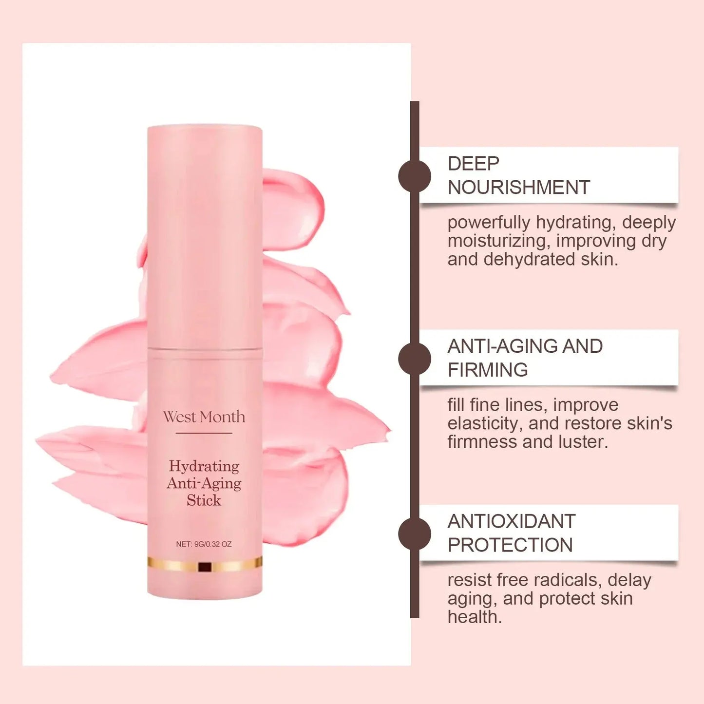 Glow Agelessly: Collagen & Hyaluronic Acid Eye Cream for Wrinkles – Korean Multi-Balm Stick - Shopulia
