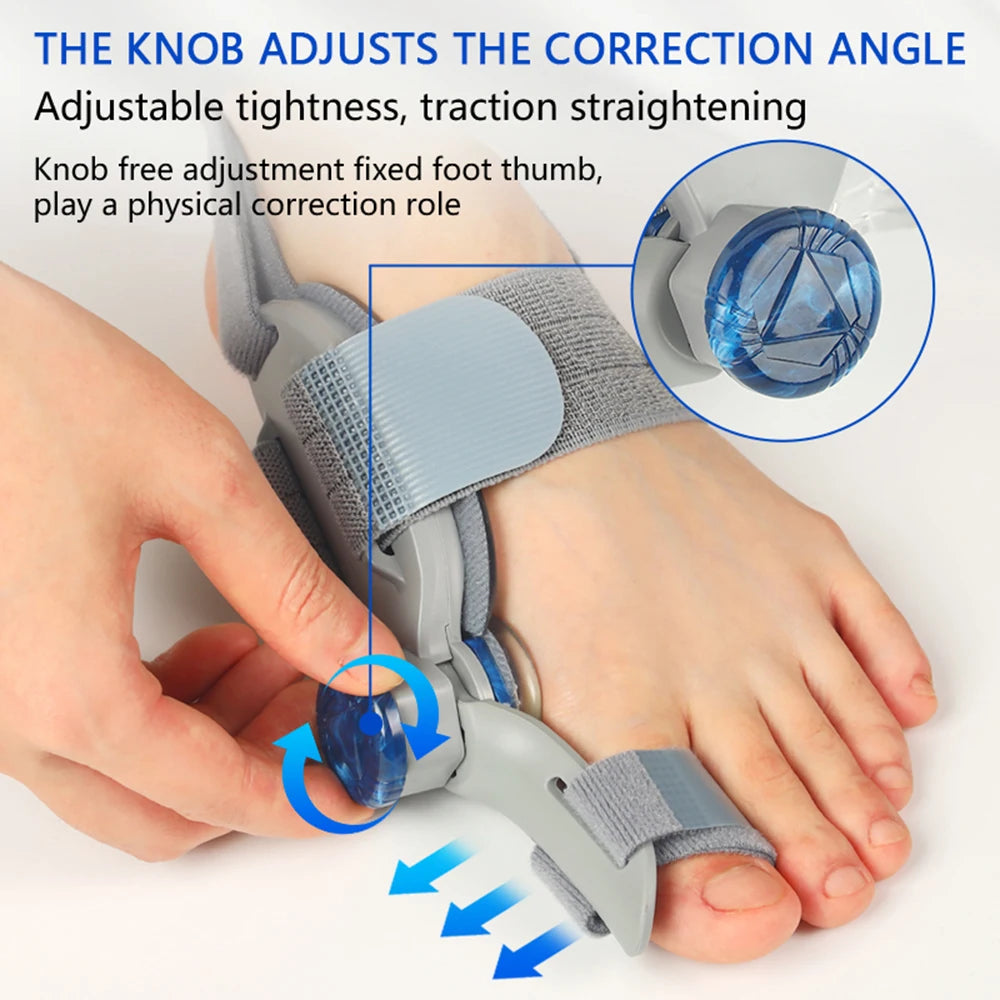 1/2pcs Bunion Corrector Adjustable Hallux Valgu Big Toe Valgus Corrector Rotatable Toe Corrector Straightener Toe Correction Shopulia