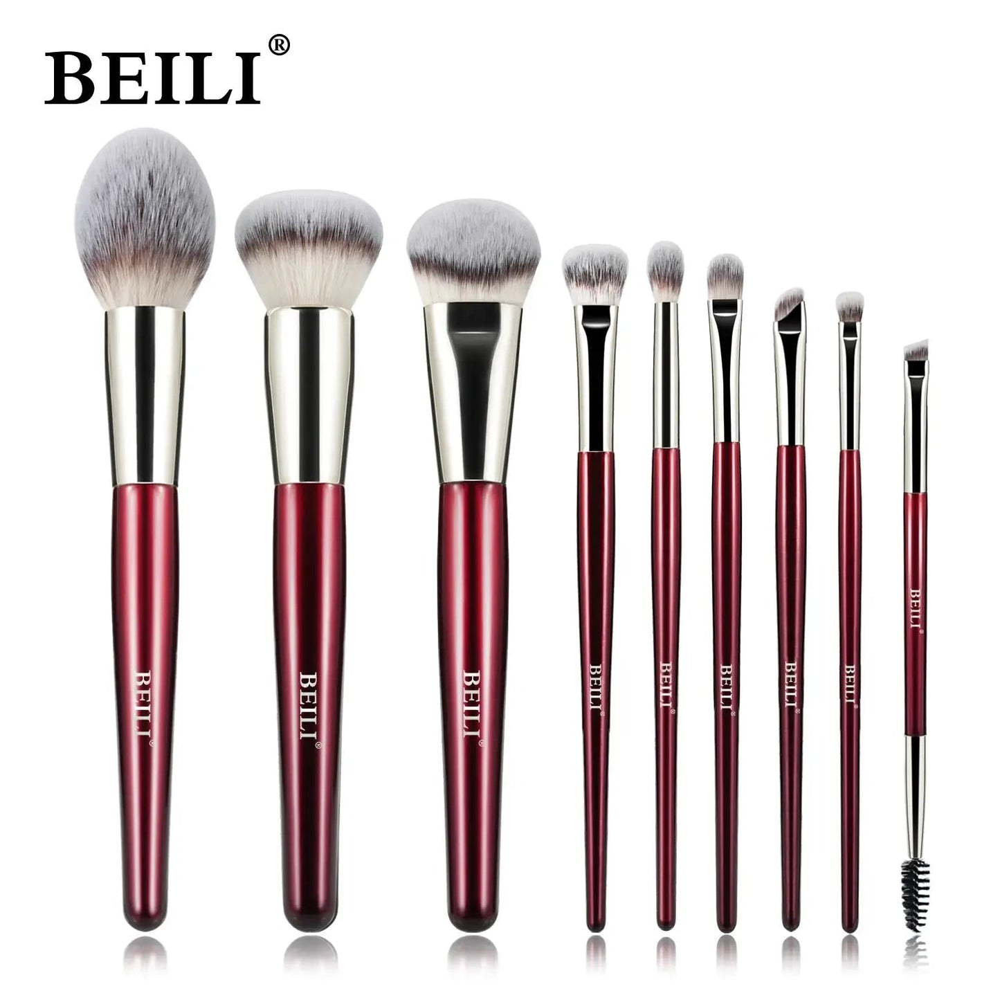 BEILI Makeup Brushes 15Pcs Professional Eyeshadow Brush Set Premium Synthetic Makeup Brushes for Liquid, Cream Powder Eyeshadow | Shopulia