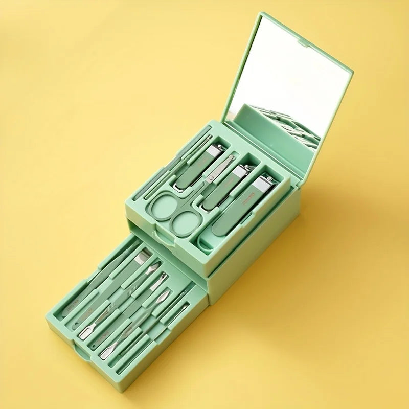 All-in-One Nail Perfection Kit with Mirror – Your Hands Deserve Luxury