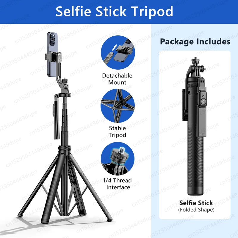 Tripod for Smartphone Light Camera,Tripods Stand with Wireless Bluetooth,Selfie Stick brackets with Phone Holder for Vlog/Video Shopulia