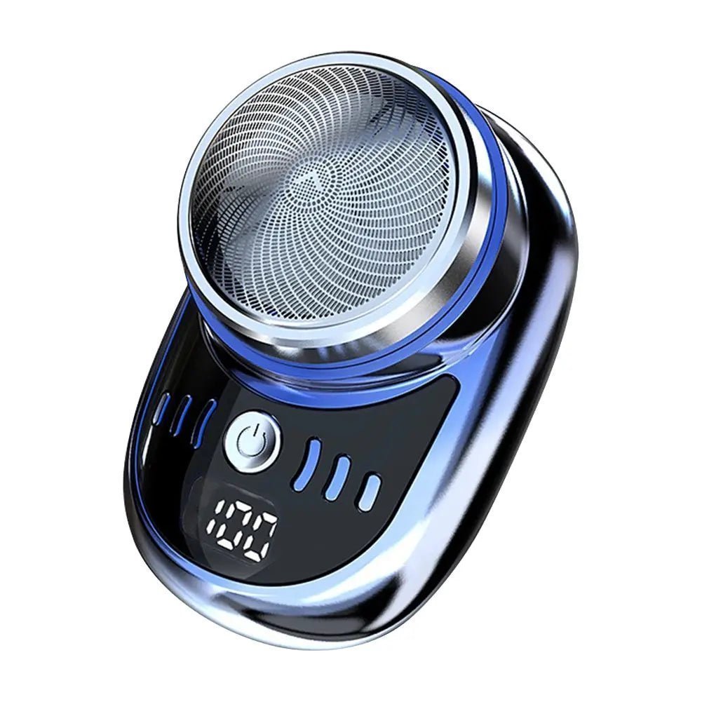 Men Vehicle Mounted Shaver USB Charging Face Beard Trimmer with Digital Display Shaving Face Beard Razor Washable Car Home Razor | Shopulia