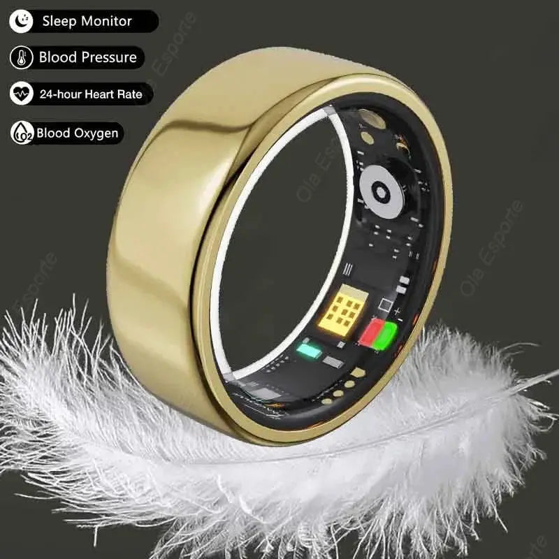 The Smart Ring for Men and Women: Heart Rate, Blood Oxygen, Sleep Tracking and More – IP68 Waterproof and; Multisport Modes - Shopulia