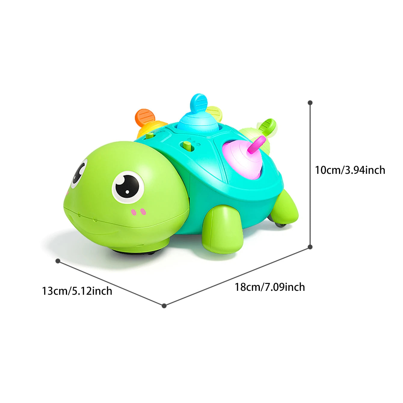 BubbleTurtle™ Crawling Chew Toy Shopulia