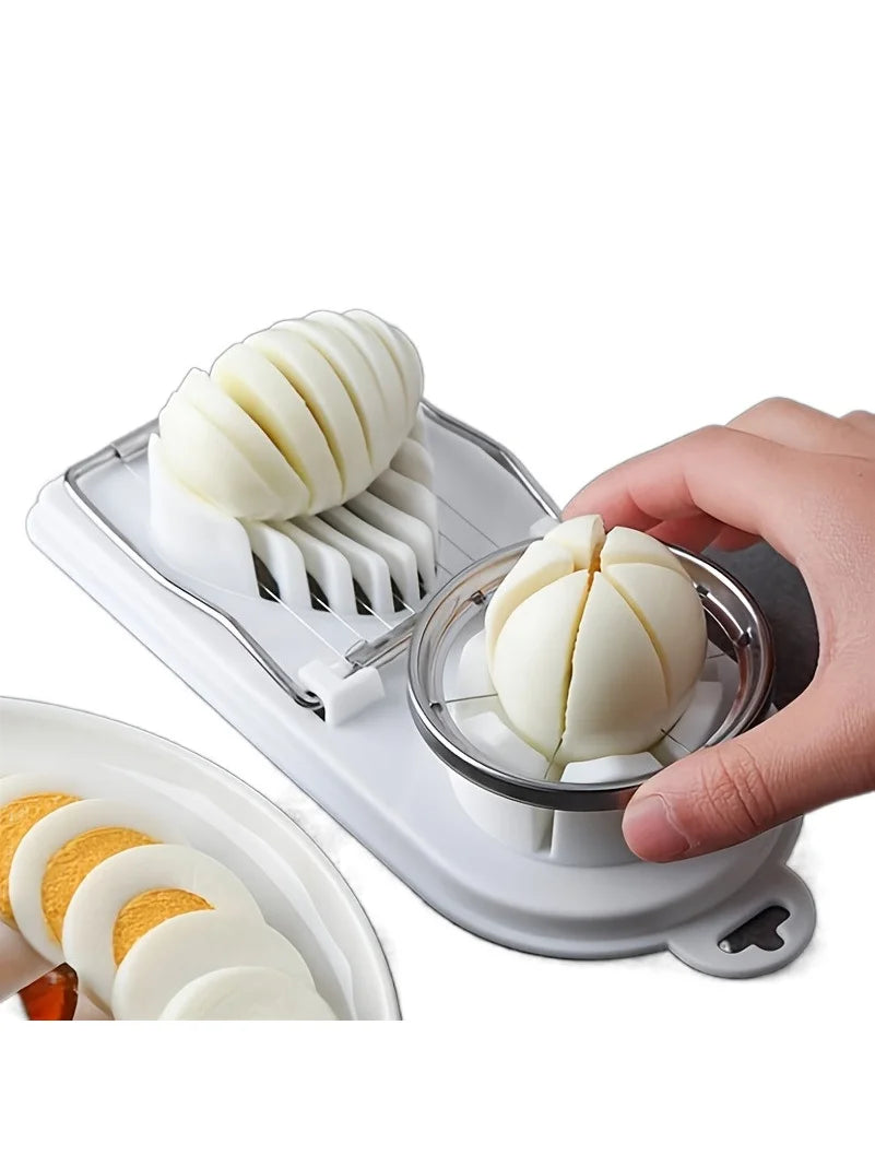 EggPro™ Stainless Steel Egg Slicer Tool Shopulia