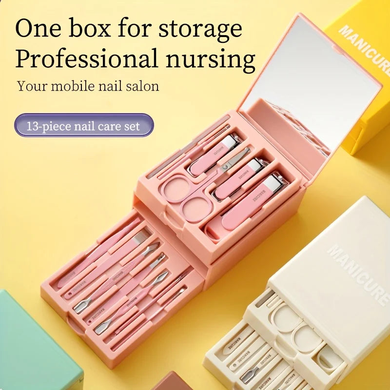 All-in-One Nail Perfection Kit with Mirror – Your Hands Deserve Luxury