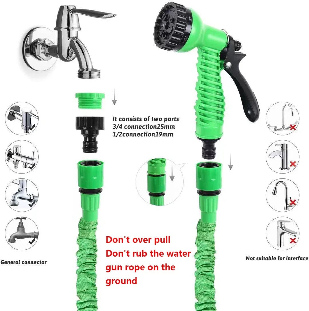 “MagicFlow™ Multi-Pattern Expandable Hose & Sprayer” Shopulia