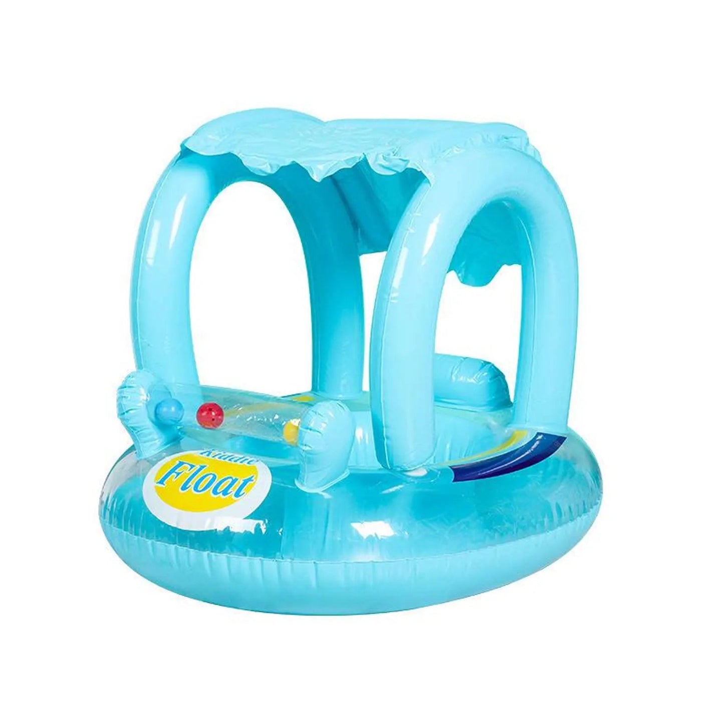 SunnyFloat™ Kids Pool Ring – UV-Safe & Foldable Shopulia