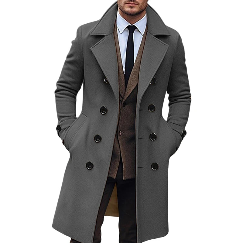 Classic Wool Blend Peacoat Shopulia