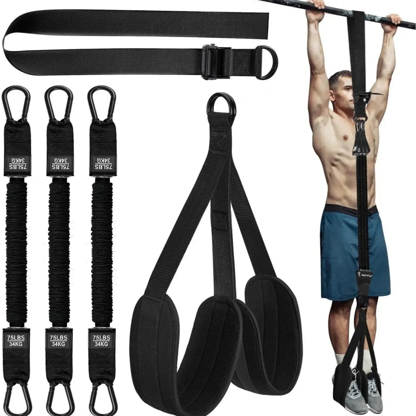 FitMax™ Pull-Up Booster & Tension Belt | Shopulia