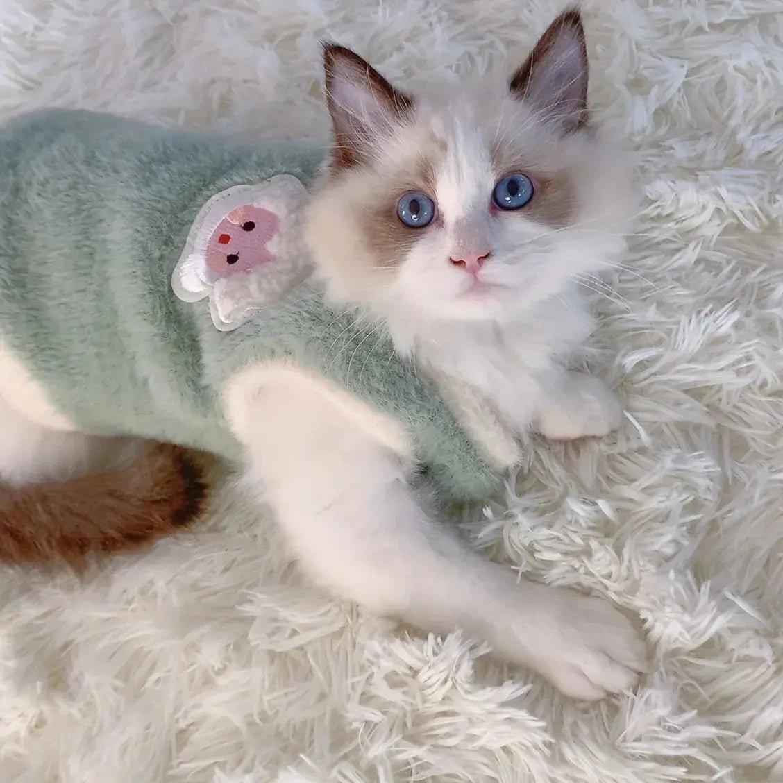 PurrWear™ Warm Cat & Kitten Sweater Vest | Shopulia