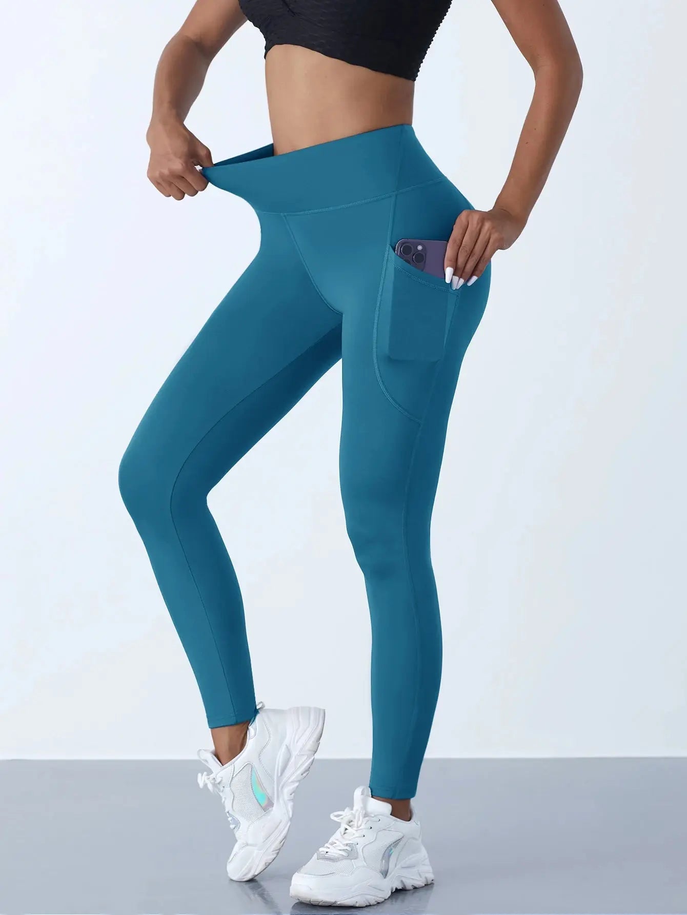 PowerMove™ Women's High Waist Fitness Leggings Shopulia