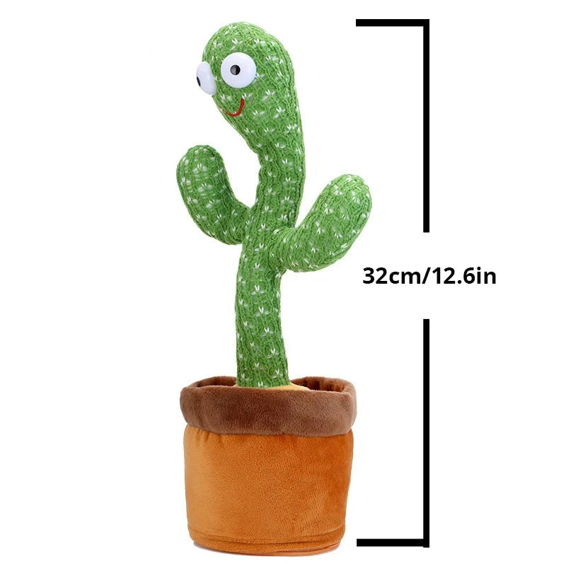 DanciCactus™ Talking Dancing Plush Toy Shopulia
