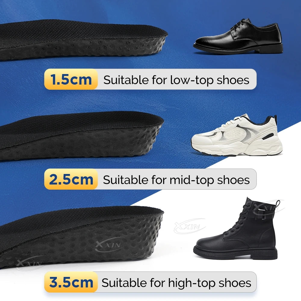 Height Increasing Insoles (1.5 cm / 2.5 cm / 3.5 cm | 0.6 in / 1.0 in / 1.4 in) – Discreet Lift Inserts for Men & Women - Shopulia
