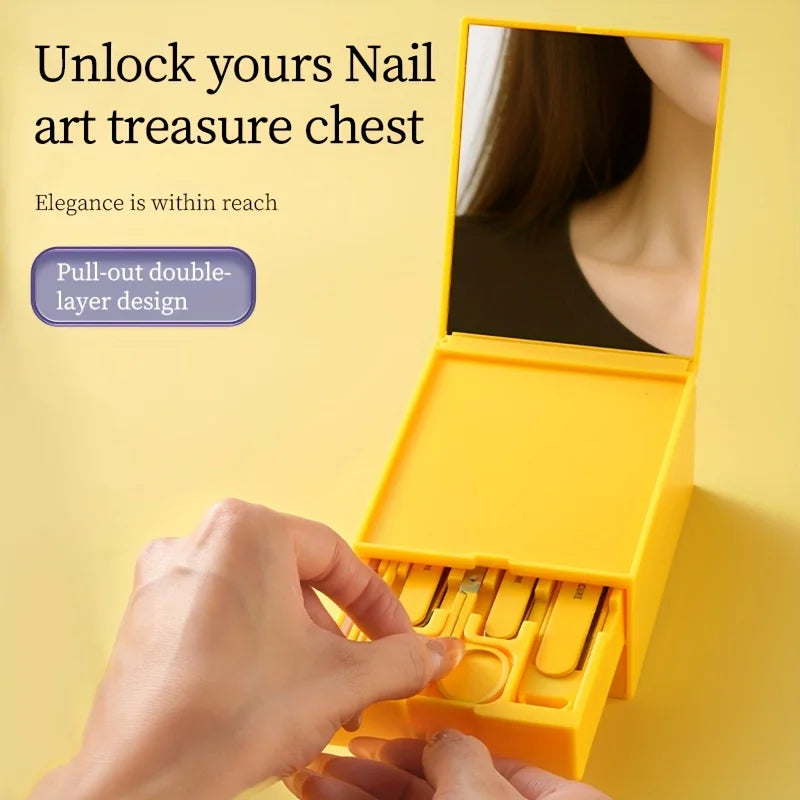 All-in-One Nail Perfection Kit with Mirror – Your Hands Deserve Luxury