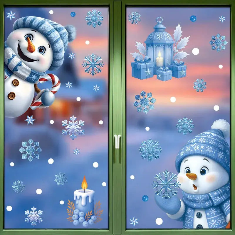 FestiveGlow™ Christmas Window Stickers Shopulia