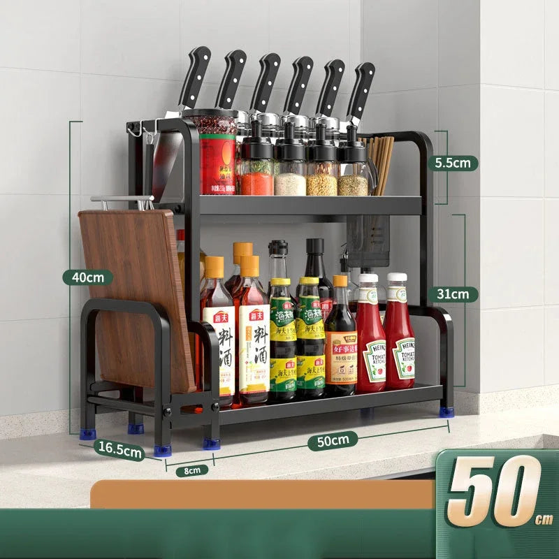 KitchenMate™-Layer Stainless Steel Storage Rack Shopulia