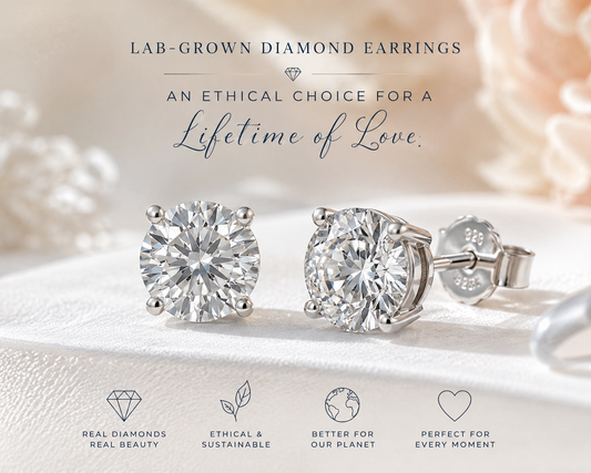 Why Lab-Grown Diamond Earrings are the Ultimate Ethical Anniversary Gift