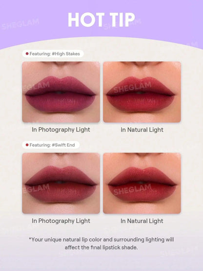 Peel-Off Lip Tint Set - High Stakes Lip Combo | Long-Lasting Face Paint Lip Stain for Women & Girls | Ideal for Y2K Fancy Fashion | Shopulia