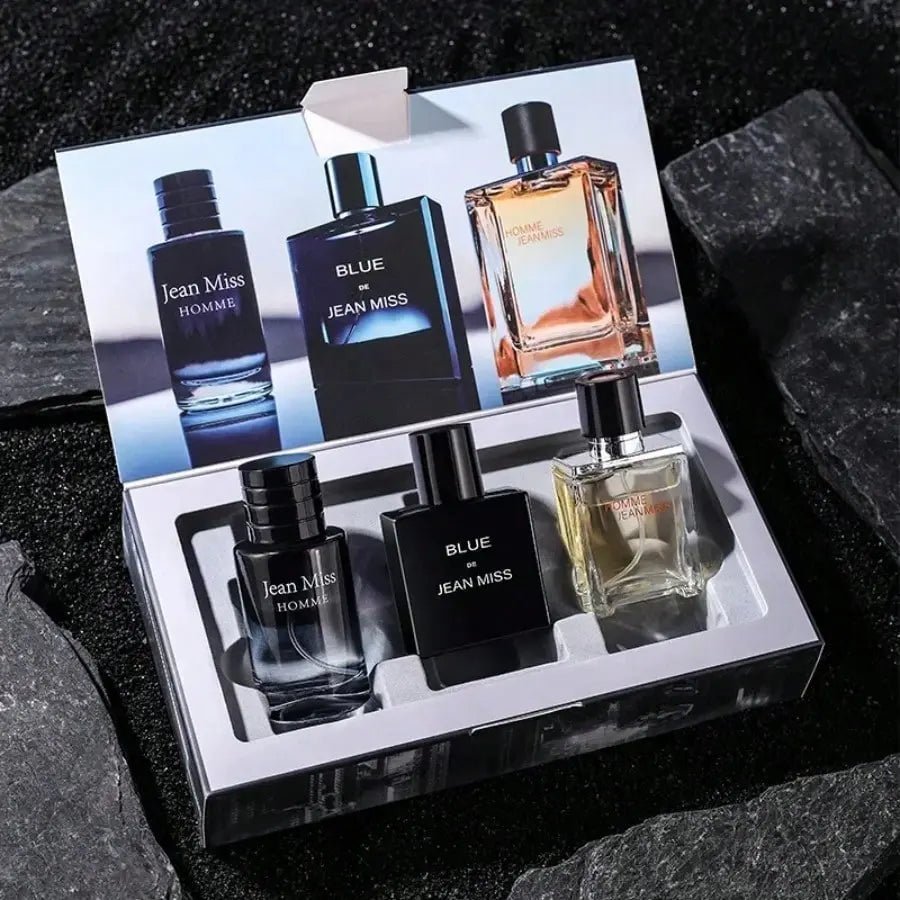 Reverse Encounter Heart Language: 3PC Long-Lasting Perfume Gift Set - High-Quality Unisex Fragrances for Women & Men in Convenient Travel Box | Shopulia