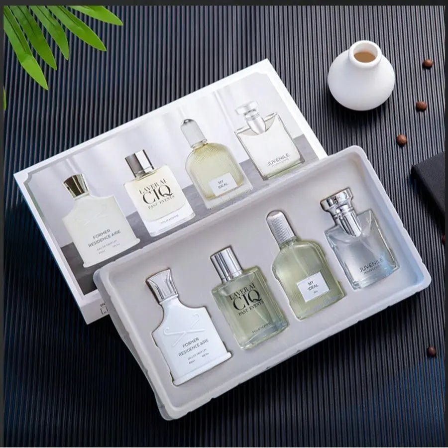 Reverse Encounter Heart Language: 3PC Long-Lasting Perfume Gift Set - High-Quality Unisex Fragrances for Women & Men in Convenient Travel Box | Shopulia