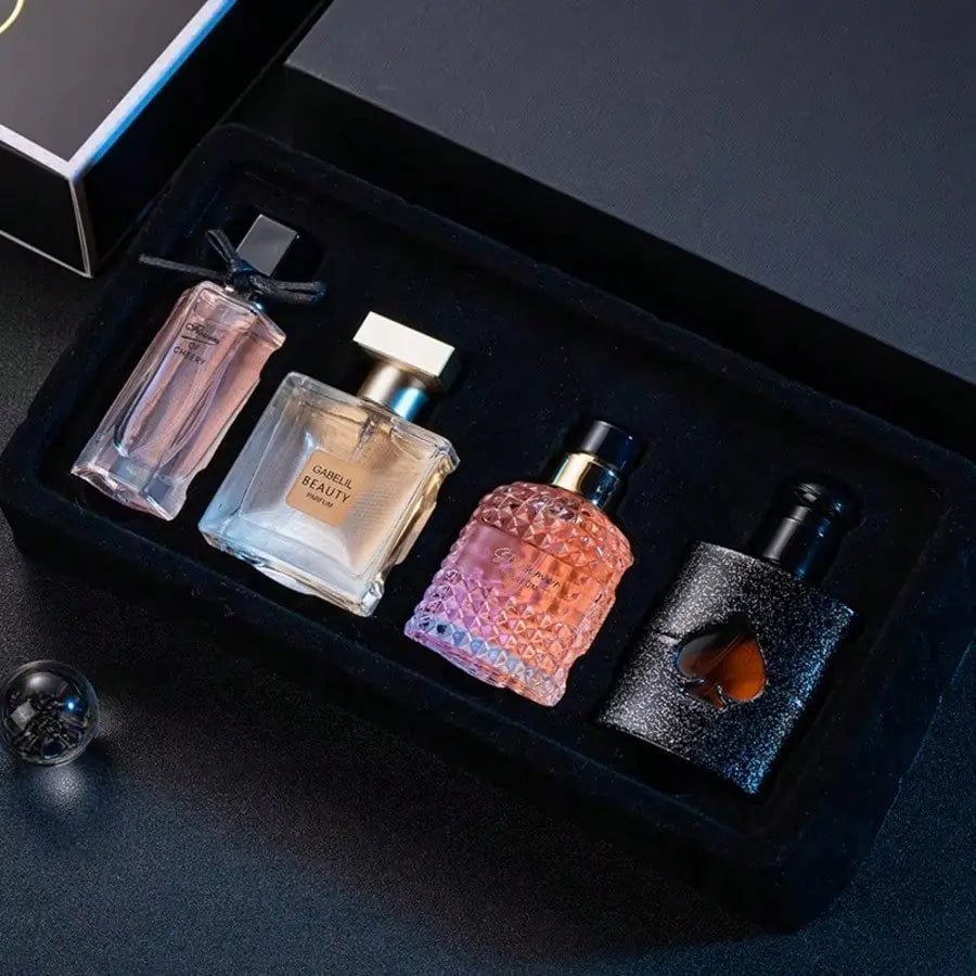 Reverse Encounter Heart Language: 3PC Long-Lasting Perfume Gift Set - High-Quality Unisex Fragrances for Women & Men in Convenient Travel Box | Shopulia