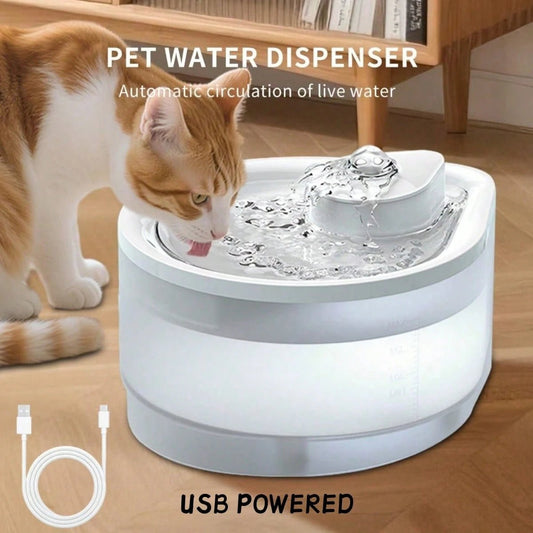 Wireless Cat/Dog Water Fountain, Automatic Sensor-Activated Water Dispenser,88oz / 2.5L USB Powered Cordless Pet Water Fountain For Cats Indoor With Motion Sensor, Ultra Quiet Pump | Shopulia