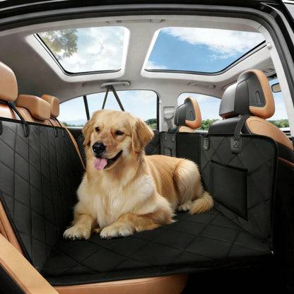 Hard Bottom Back Seat Extender for Dogs – Large Space Black Dog Hammock for Car, SUV, Truck – Polyester Fabric with Polyester Filling | Shopulia