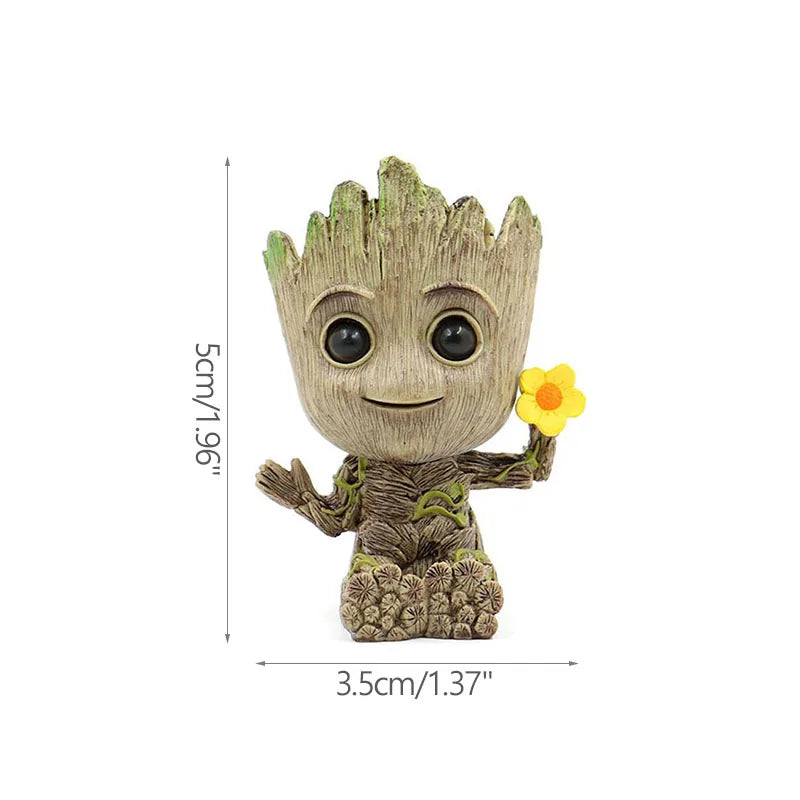 Mini Tree Man Desk Decor – Cute Resin Figurine 5cm Shopulia