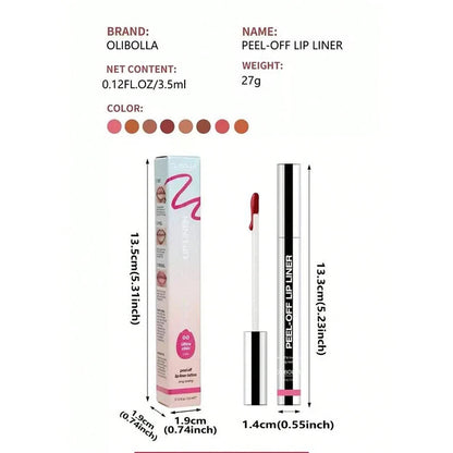 Waterproof Lip Liner Peel Off Tattoo Lipgloss Waterproof Long Lasting Matte Lip Contour Tear-off Lips Stain Cosmetics Shopulia