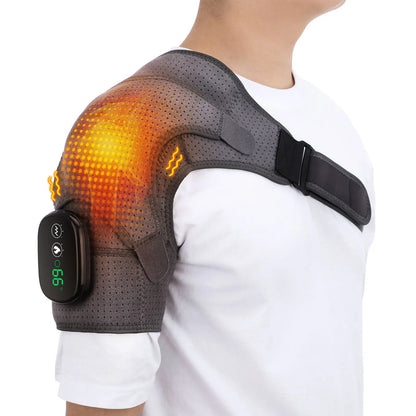 VibraHeat™ Shoulder Brace & Massager Shopulia