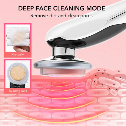 7-in-1 RF EMS Facial Massager – Anti-Aging, Skin Tightening & Light Therapy Wand