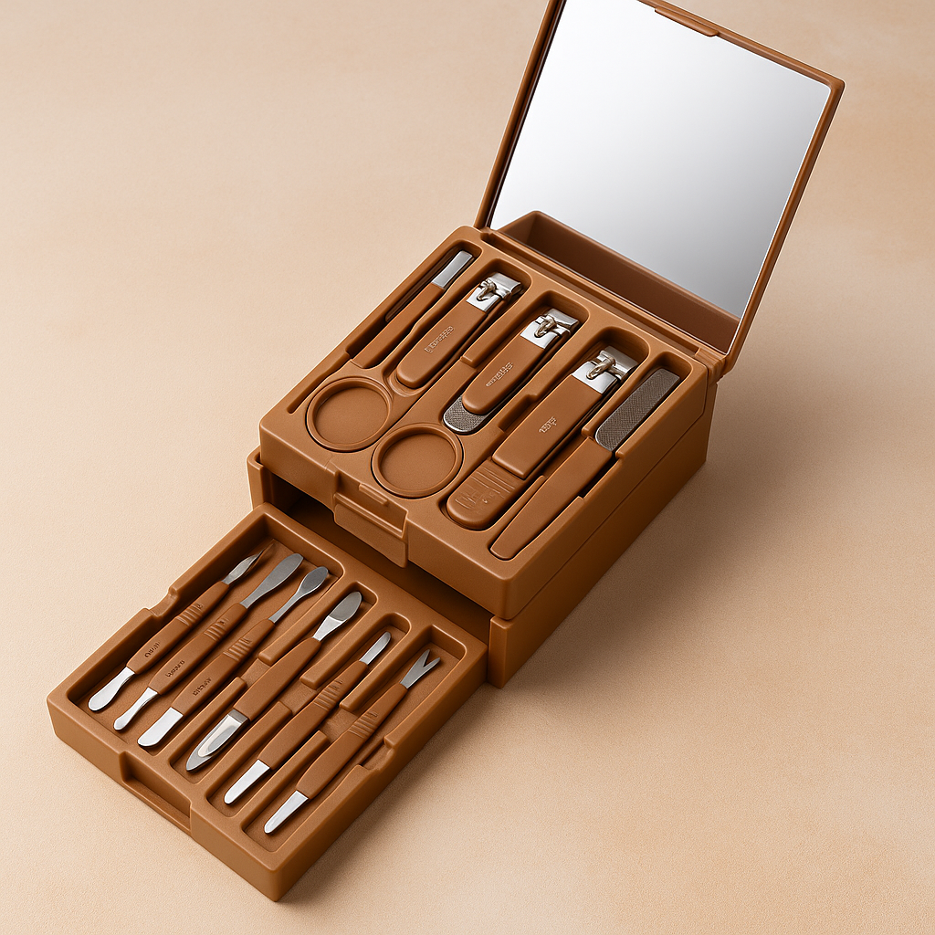All-in-One Nail Perfection Kit with Mirror – Your Hands Deserve Luxury