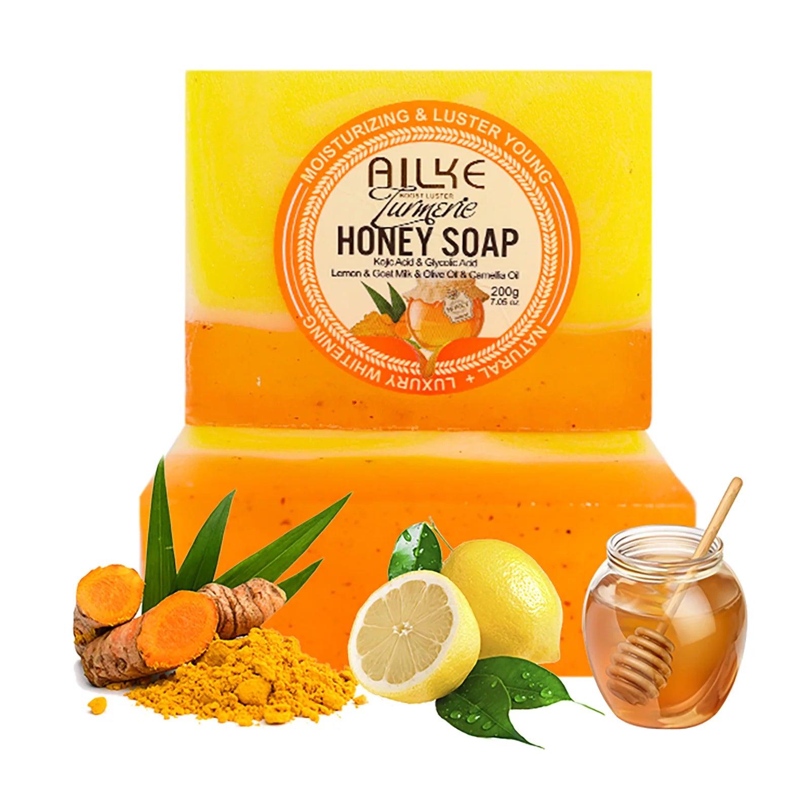 Honey Turmeric Soap – Natural Cleanser for Radiant, Even-Toned Skin - Shopulia