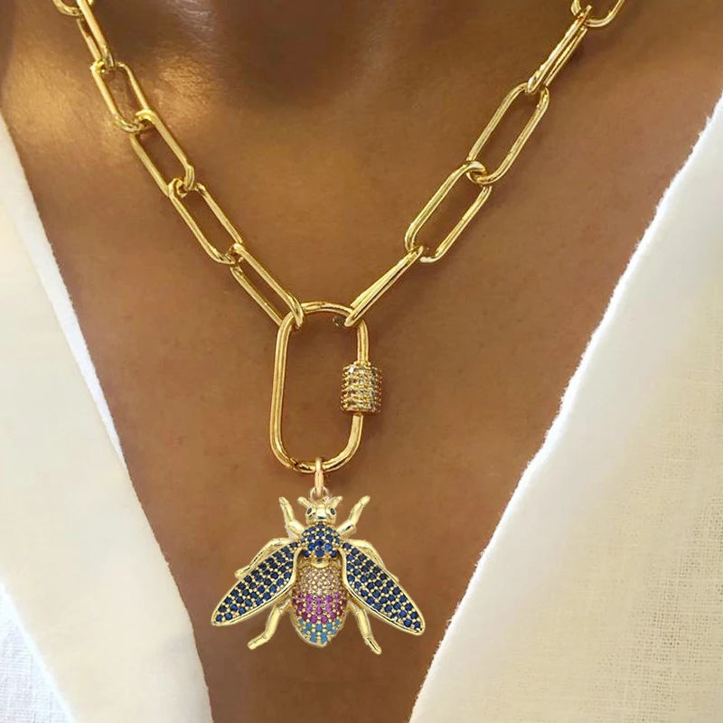 Punk style choker necklace