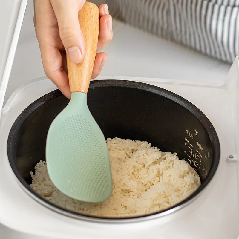 HeatGuard™ Silicone Cooking Spoon Shopulia