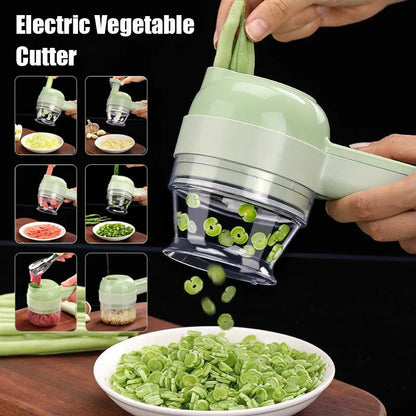 HandySlice™ Electric Vegetable & Garlic Chopper Shopulia