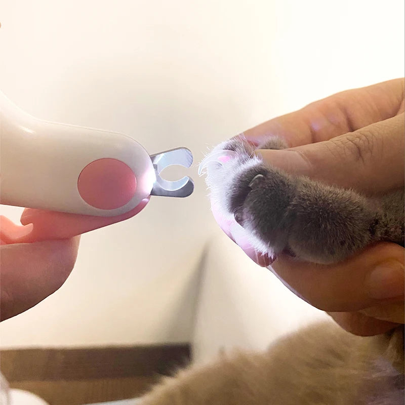 PawTrim™ LED Pet Nail Clipper with Safety Lock Shopulia
