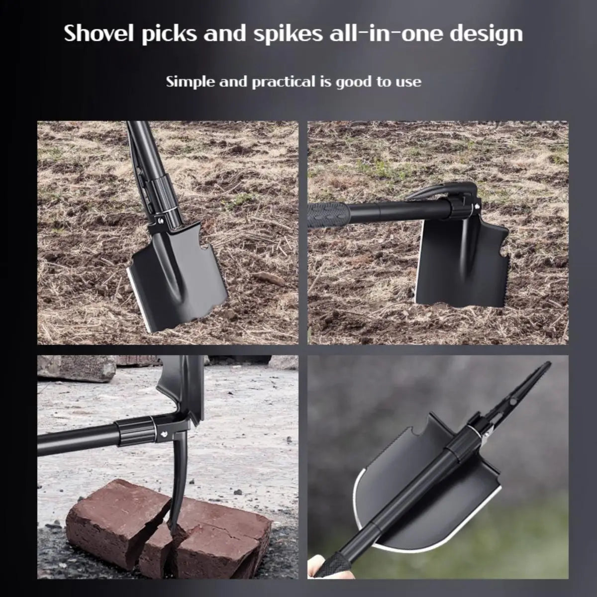 CampPro™ Portable Multifunction Shovel Shopulia