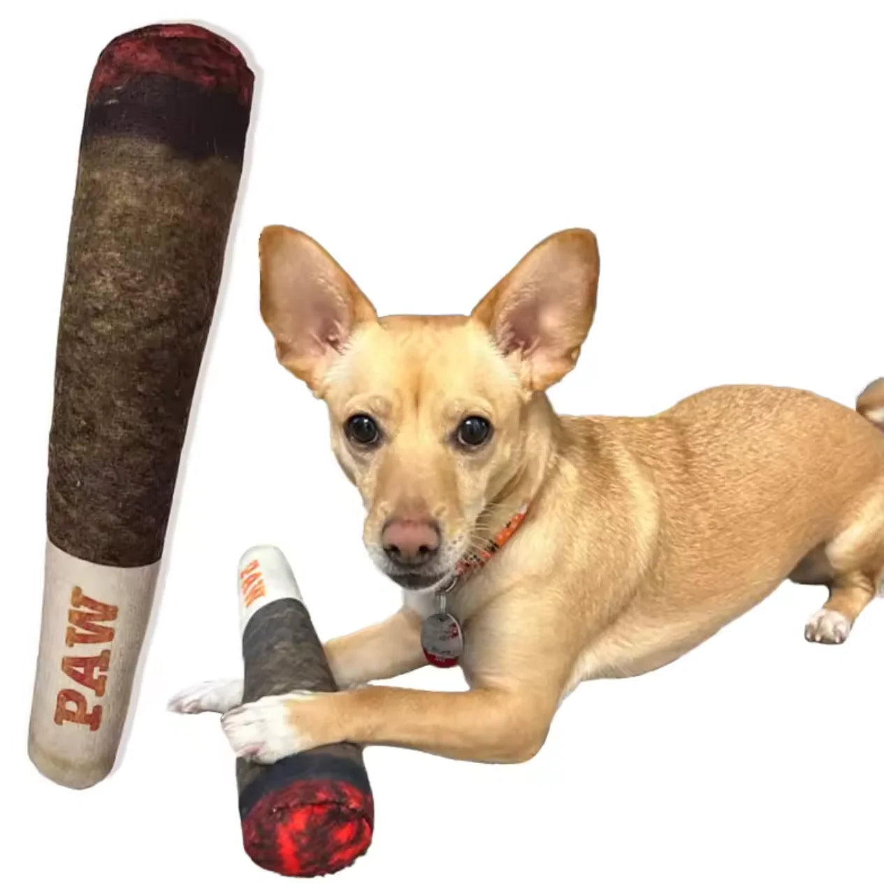 PupCigar™ Squeaky Dog Toy Shopulia