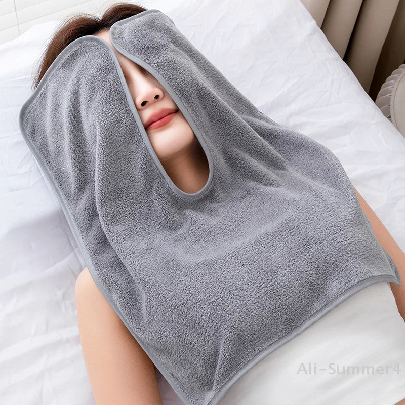 Coral Fleece Beauty Salon U-Shaped Towel Anti-Dirty Water Absorbent Pad Shopulia