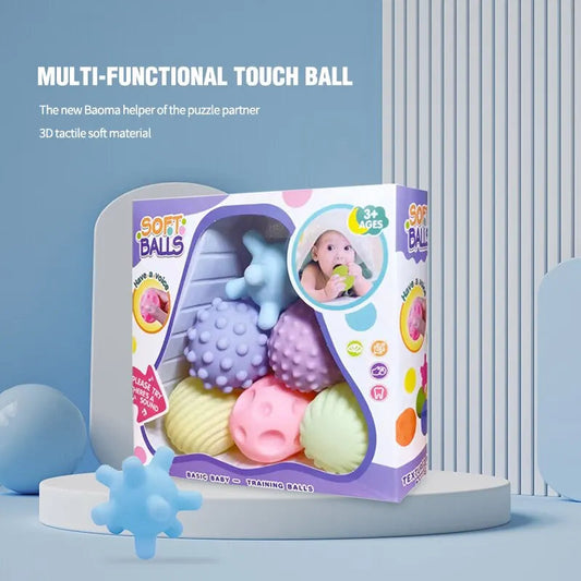 TinyTouch™ 6PCS Sensory Balls for Babies Shopulia